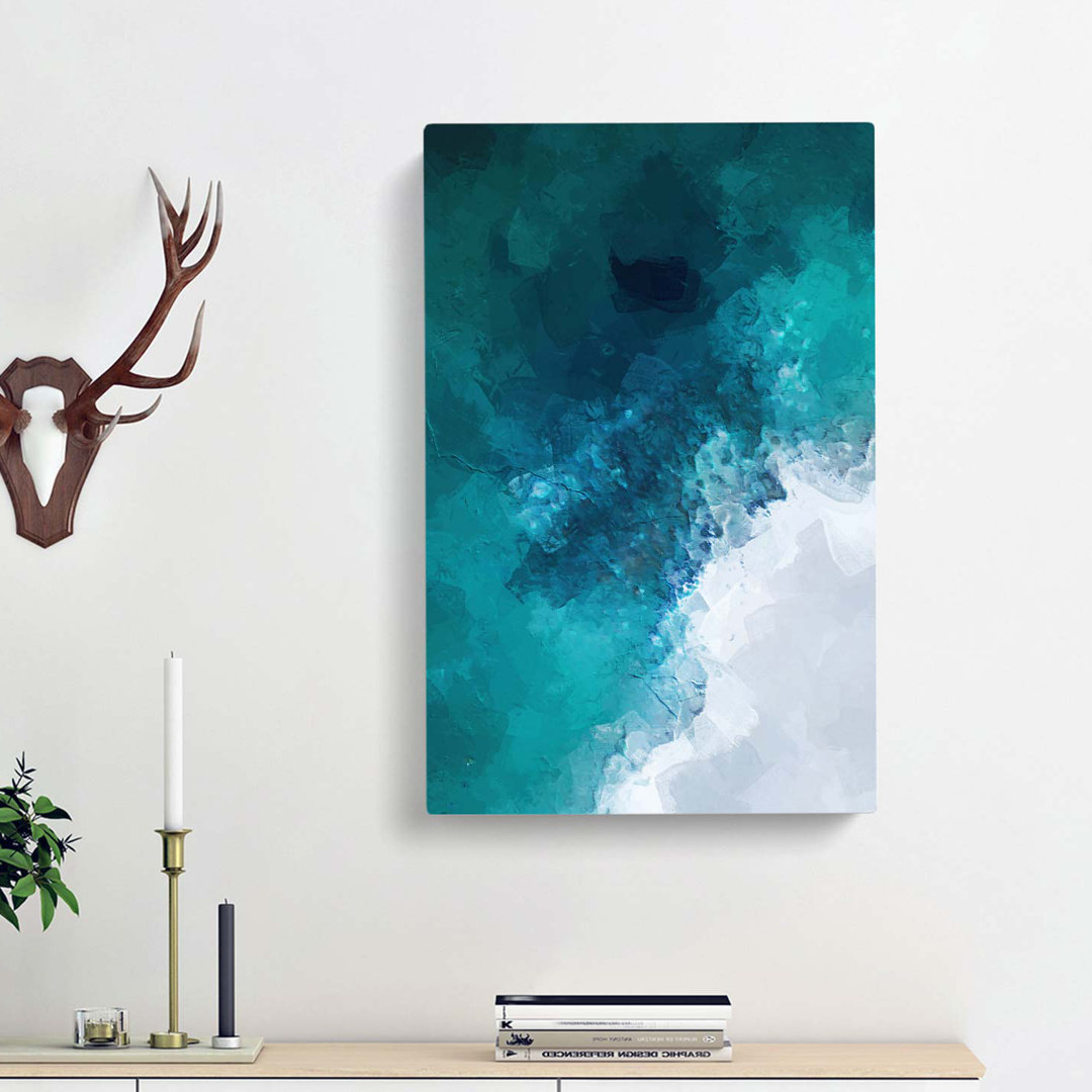 Beach In Swanbourne Australia In Abstract - Wrapped Canvas