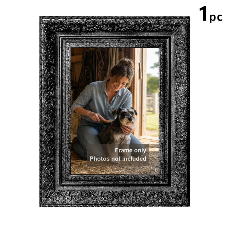 Cadre photo simple noir 1PC pour photos et décorations 11 "x 14", Black, 1, 11" W x 14" H