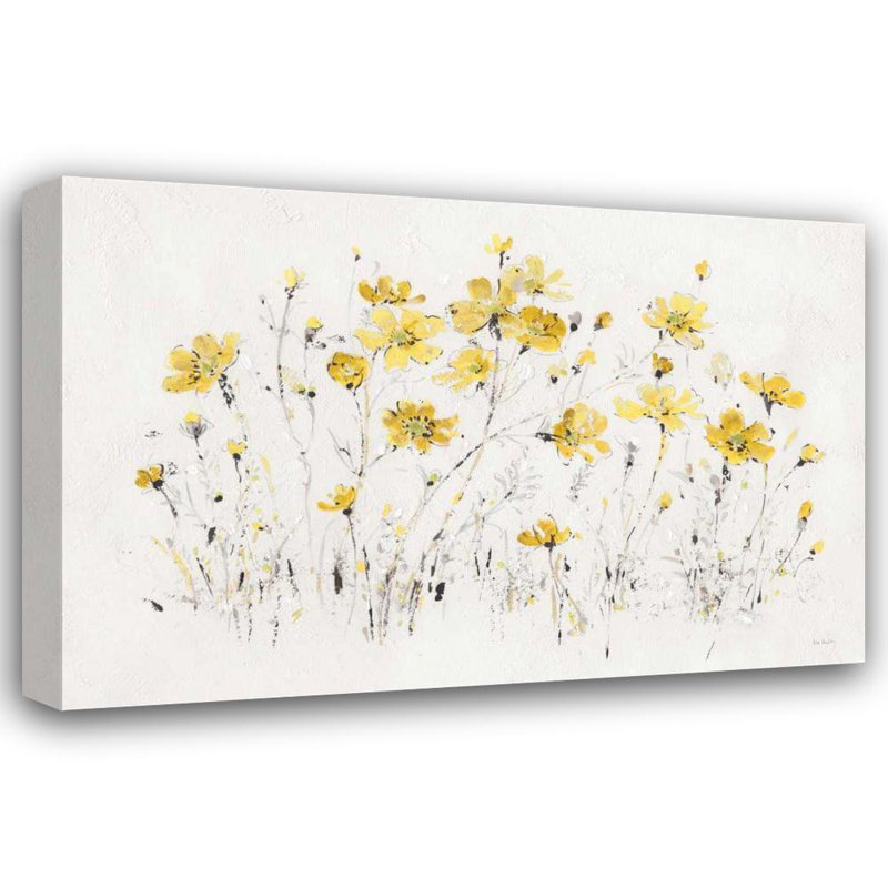 Art sur toile, Lisa, art sur toile tendue, Wildflowers I, H 13 po x l 18 po