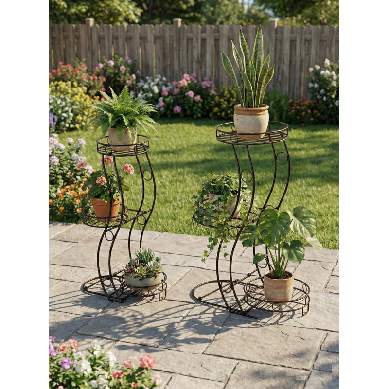Supports à plantes ronds