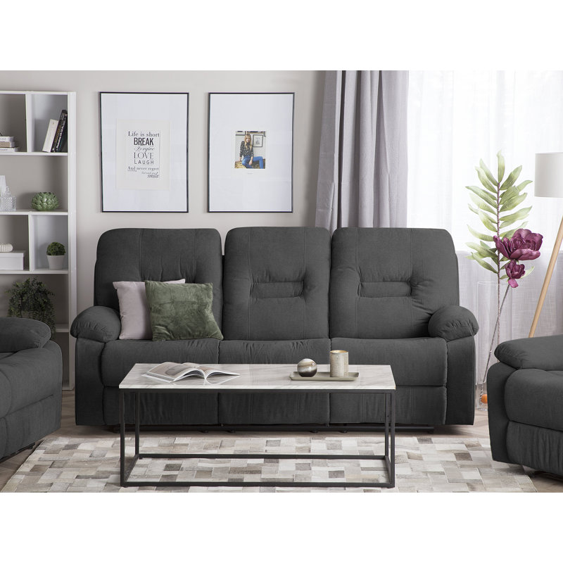 Wiggin Reclining Sofa, Grey
