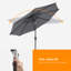 Parasol de marché extérieur 9 pi avec bouton-poussoir inclinable Dailan-729579740
