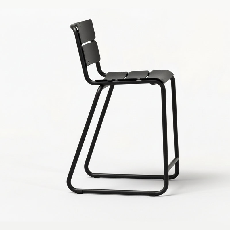 Tabouret de comptoir Corail, Anthracite