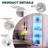 65" Corner Glass Display Cabinet With Led Lights, 4-tier Showcase Display Case With Glass Doors & Human Body Sensor, Curio Cabinet For Collectibles, Figure, Liquor, White-691008550