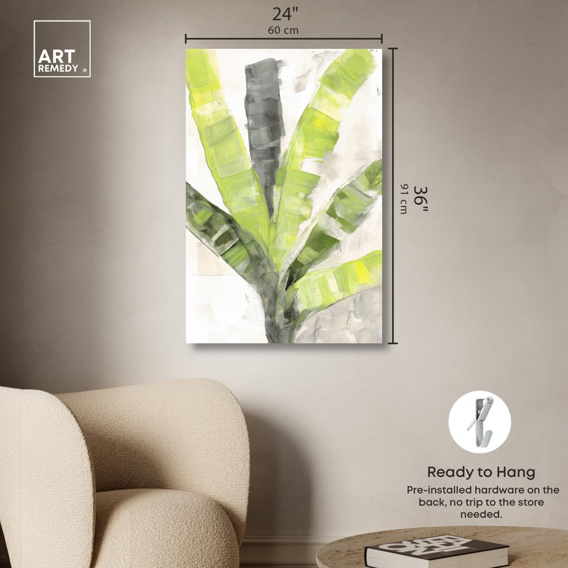 Reproduction d'art moderne sur toile Art Remedy, H 36 po x l 24 po, Toile tendue
