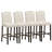 Red Barrel Studio Set Of 4 Nailhead Bar Stools Upholstered Counter Height Stool For Kitchen/dining Room-2068314449-2068314451