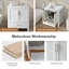 Meuble-lavabo simple 30 po avec plateau en granite blanc Riverford-1552067057-1552067070