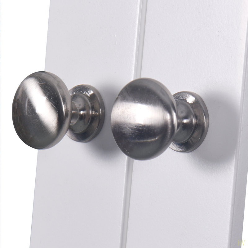 Armoire de salle de bain murale avec 2 portes miroir et tablette réglable