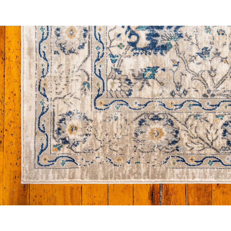 Tapis oriental ivoire Alesund, Tapis de couloir 3 pi x 13 pi