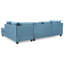 Canapé modulaire 3 boîtes Zhaire