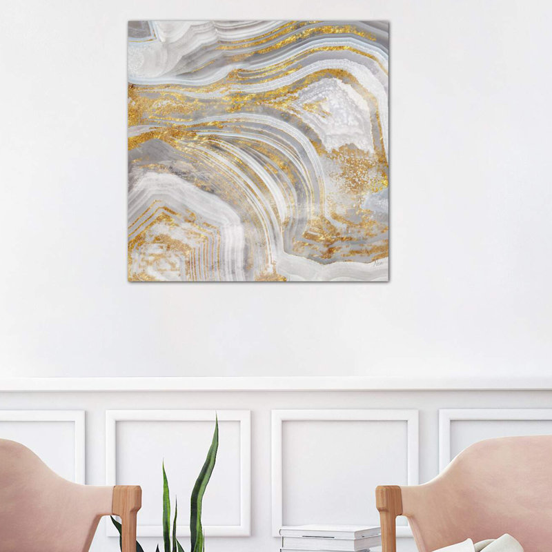 Agate Allure I by Nan - Wrapped Canvas Print, 66.04 cm H x 66.04 cm W x 1.91 cm D