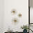 Metal 3D Long Spike Starburst Home Wall Decor Set-92214460