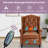 Zelma Upholstered Push Back Recliner w/ Vibratory Massage & Heating Function-26518111