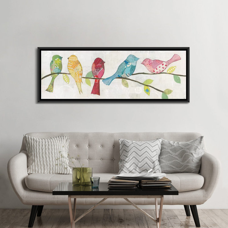 «Catching Up I», impression sur toile, H 24 po x l 72 po x P 1,5 po, Toile avec cadre noir