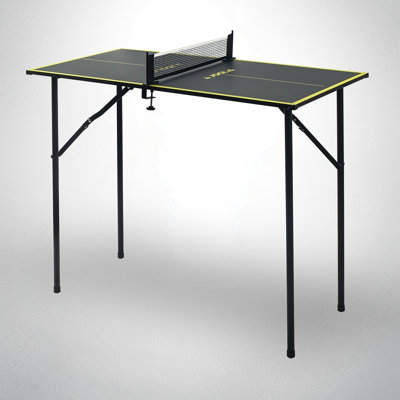 Mobile Portable Compact Foldable Mini Ping Pong Table for Household Indoor Use