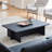 Simple rectangular solid wood coffee table-104977200