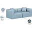 Canapé modulaire 2 pièces rembourré-94884254