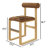 Brayden Upholstered Bar & Counter Stool with Wooden Sled Base-945015982-945015968-945015971