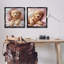  «Cuddling Labradoodle in Bed», ensemble de 2 toiles flottantes encadrées par Jim Baldwin-304240963-304240974