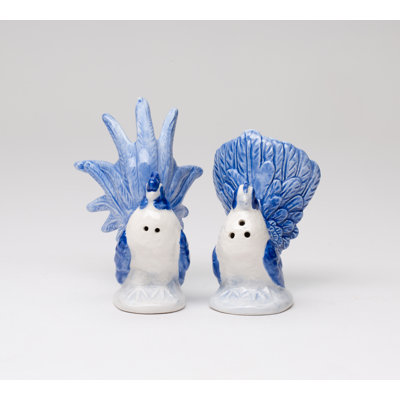 Ensemble mini salière et poivrière Blue Rooster