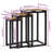 Hallock Solid Wood Sled Nesting Tables