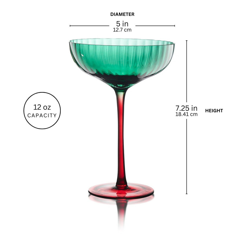 Kilah 12oz. Handmade Coupe Set