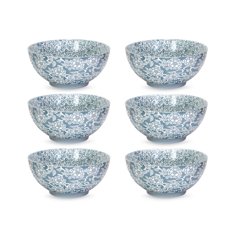 Denim Daisy Dip Bowl 4"