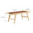 Saoirse 47" Faux Leather Wood Bench-99197828-99197829
