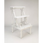 Library 3 Step Wood Step Stool