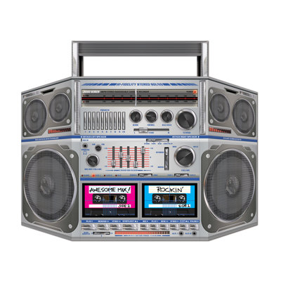 Boom Box Stand-Up - 3' 1" x 25" - Pack of 6