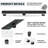 Matte Black Stainless Steel Rectangle Shower Floor Drain,30-Inch Linear Drain With Leveling Feet,Hair Strainer,Removable Bar Pattern Grate-119619500