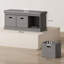 3 Pair Shoe Storage Bench-1926981900