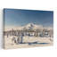 Deep Snow Blankets The Taiga Near Tahneta Pass Alaska by Ray Bulson - Wrapped Canvas Print-294273947