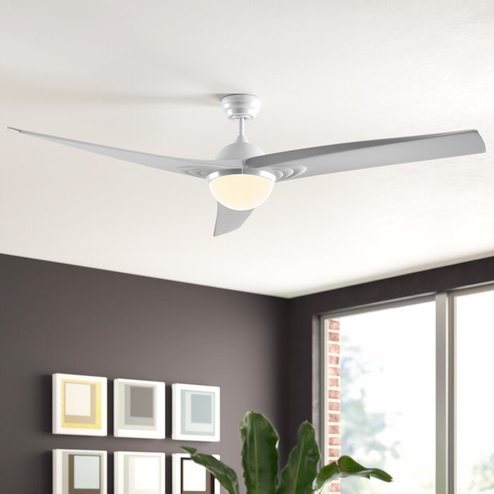 Orren Ellis Minneiska 52'' Ceiling Fan With Led Lights & Reviews 