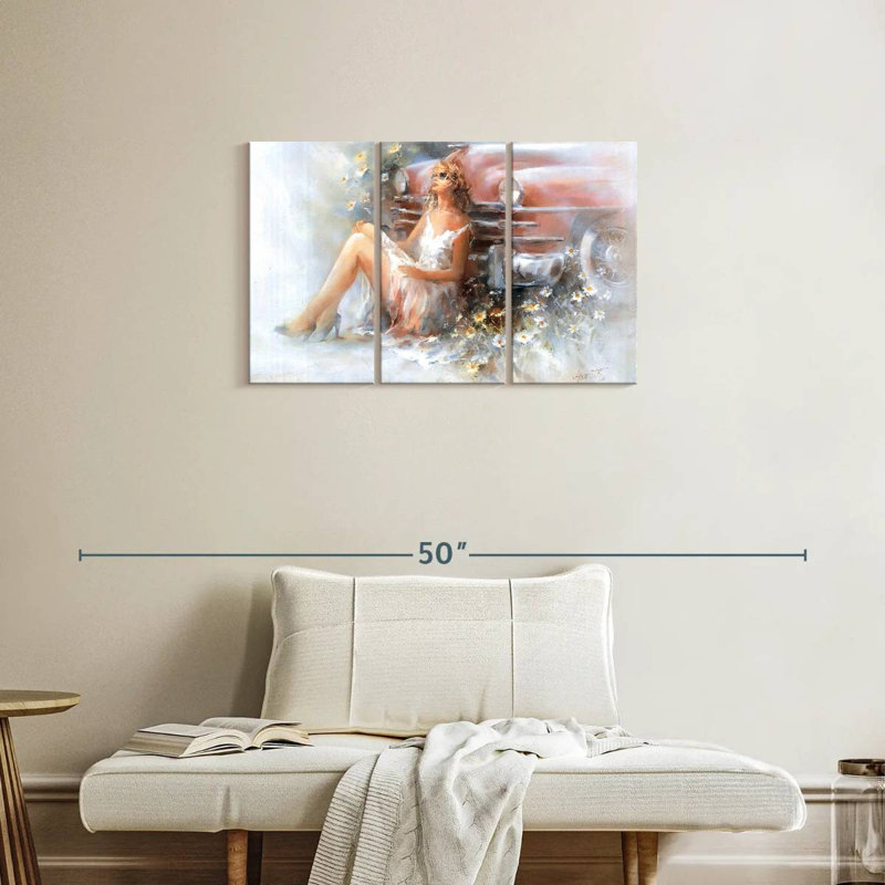 Leisha Relax Alone, 20" H x 33" W