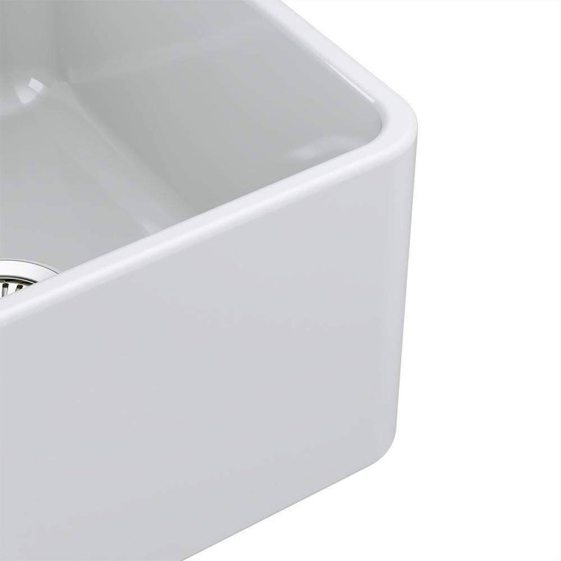 29.5'' L Single Bowl Fireclay Kitchen Sink