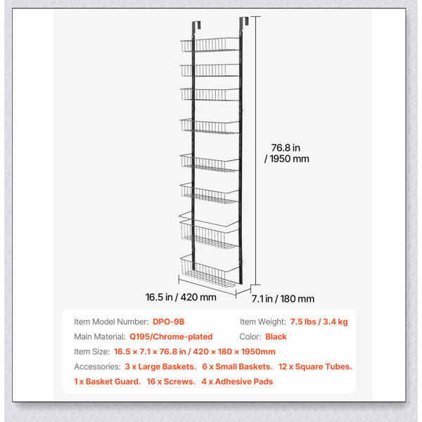 Dimensions du produit