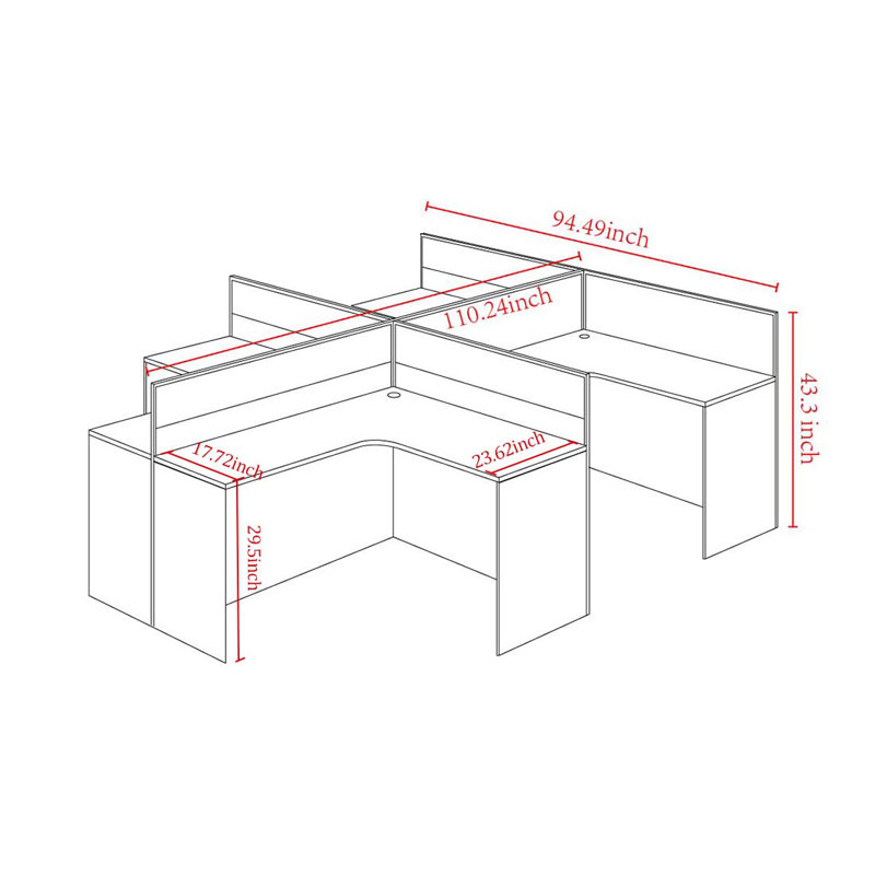 Executive desk Multiple desk Partition Desk