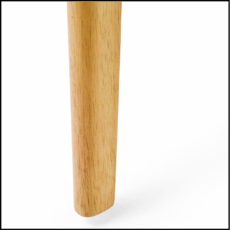 Chaise de salle à manger confortable en tissu avec coussin épais et structure en bois robuste, parfaite pour les repas élégants et confortables.