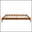 Structure de lit plateforme en bois de bambou sec de 12 pouces avec support en lattes de bois, silencieuse et facile à assembler-2071473169