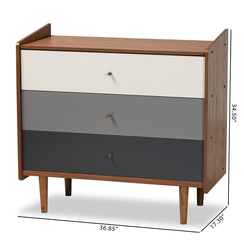 35.4'' W 3 - Drawer Dresser