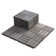 12" X 12" Wood Interlocking Deck Tile Checker Pattern