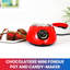 Total Chef Red Chocolatiere Mini Fondue Pot and Candy-Maker