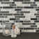 Urban Tapestry Interlocking Random Sized Glass Mosaic Tile