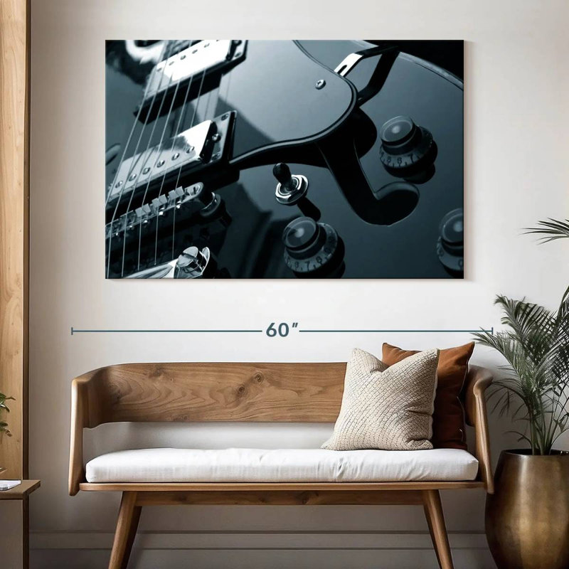 Abarca Funky Electric Guitar, 34" H x 51" W