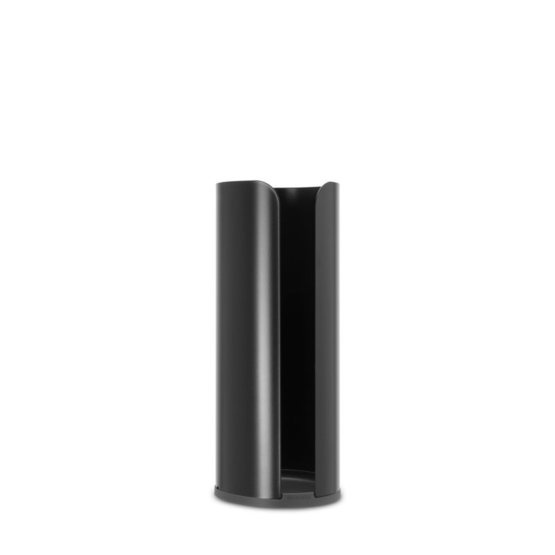 Brabantia Renew Toilet Roll Dispenser, Matt Black