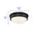 Burtundy Glass Flush Mount-1311665002
