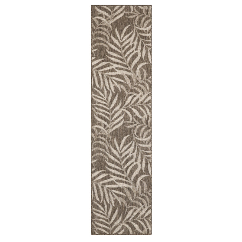 Almer Floral Indoor / Outdoor Rug, Runner 2' x 6'