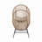 Cocoon Contemporary Lounge Chair in Natural and Cream-135744142