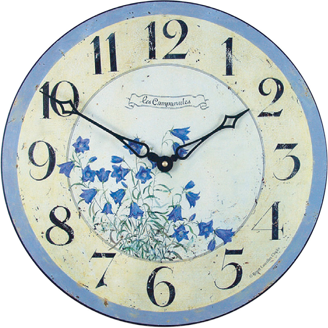 Bluebells Wall Clock - 36cm